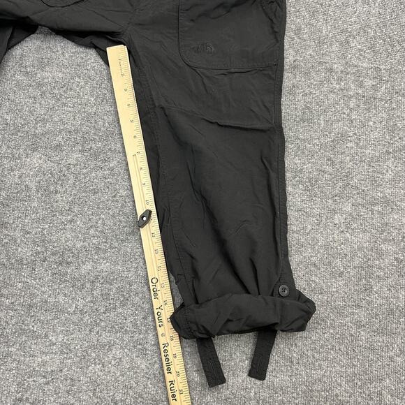 The North Face Pants Womens 8 Black Nylon Hiking Roll-Up Quick Dry Drawstring - Picture 12 of 13